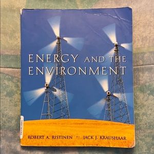 Energy and the environment textbook